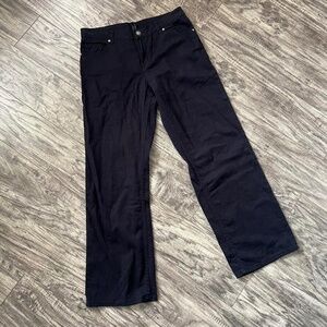 H&M Black low rise straight leg jeans